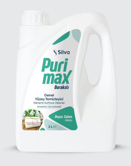 Purimax Genel Yüzey Temizleyici Beyaz Sabun Kokulu 3L